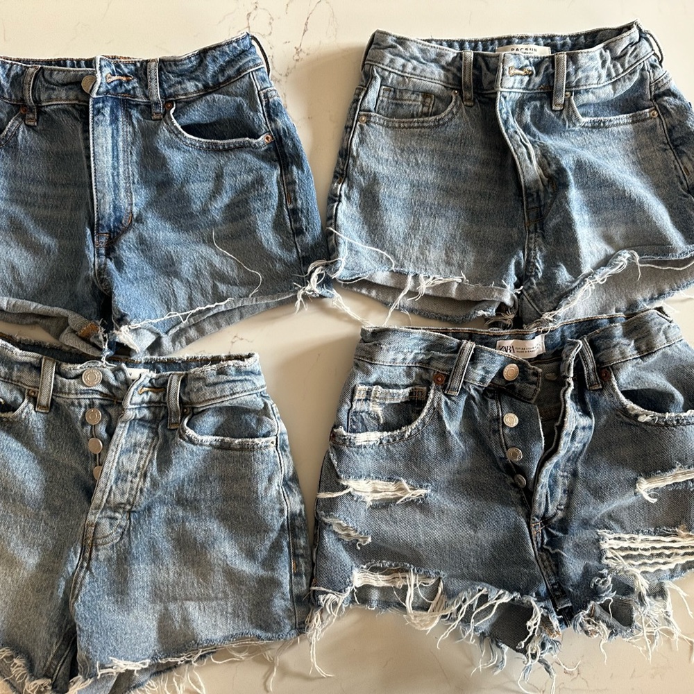 denim shorts lot